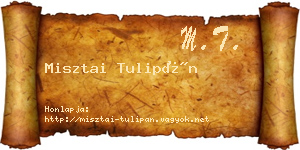 Misztai Tulipán névjegykártya
